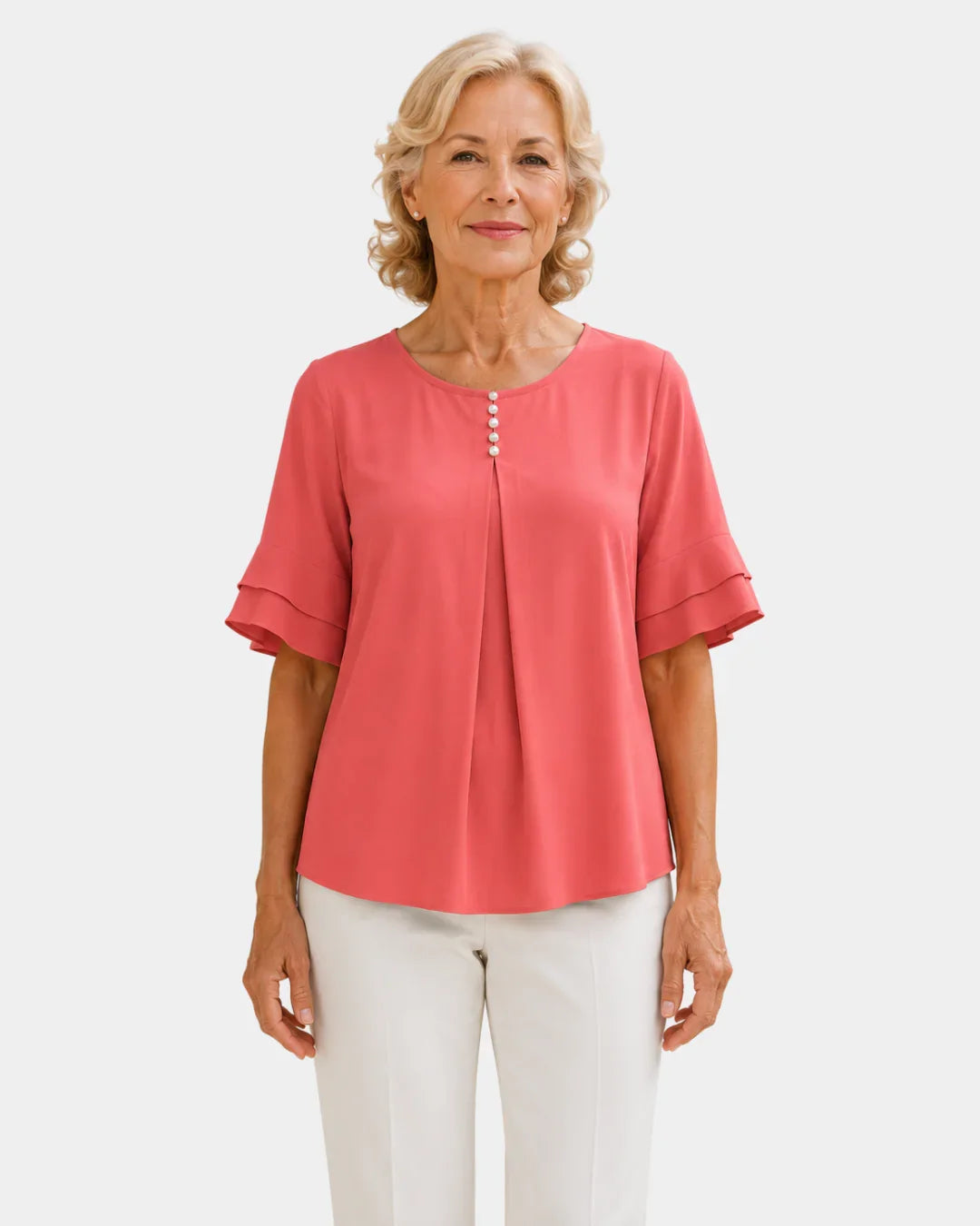Hadelinde | Elegant Button-Down Blouse