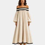 Cindy | Off-the-Shoulder Maxi Dress