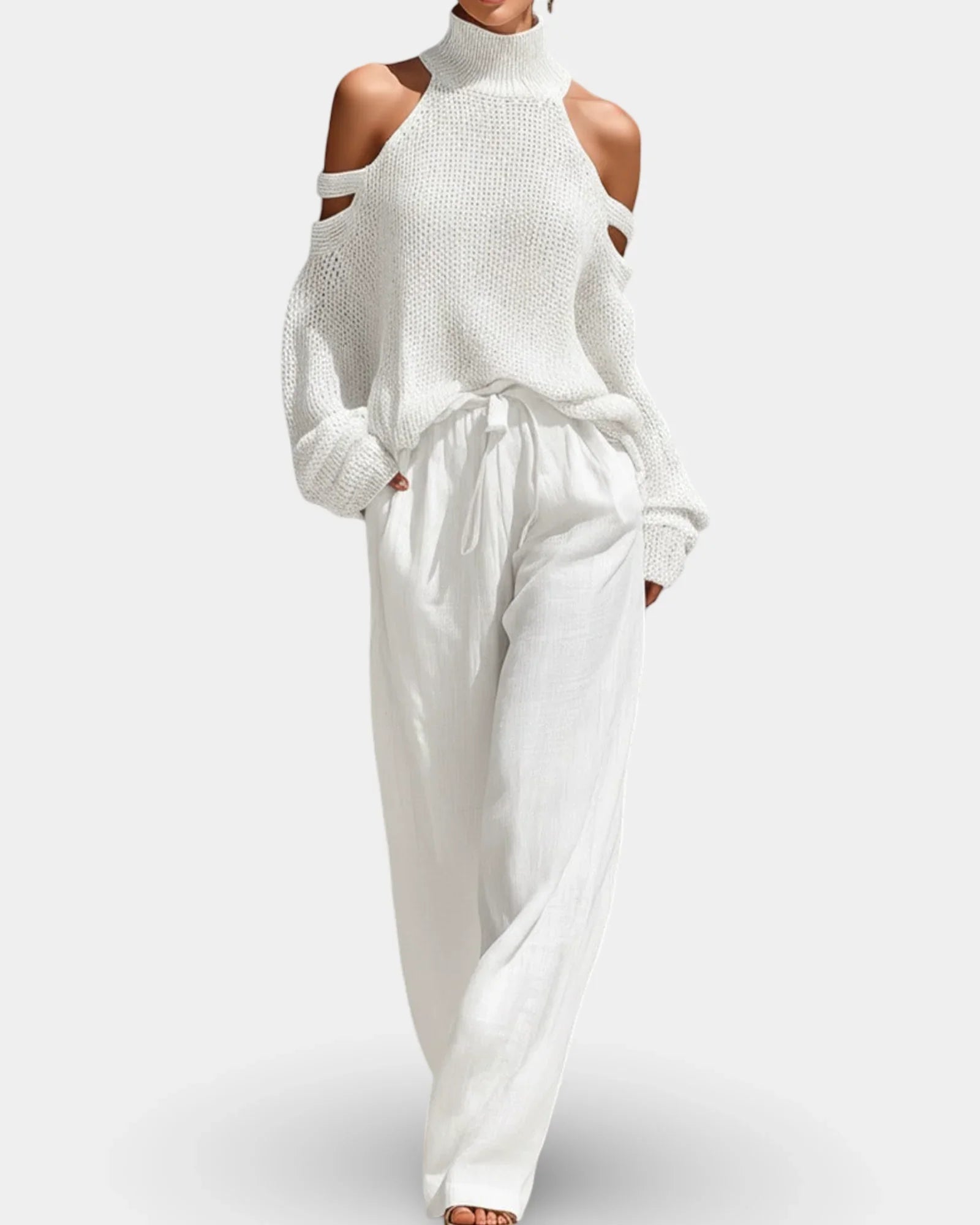 Camile | Fashionable Knit and Pant Set