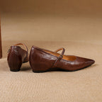 Joria | Women's Pointed-Toe Mary Jane Court Shoes