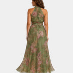Maïa | Elegant Floral Maxi Dress