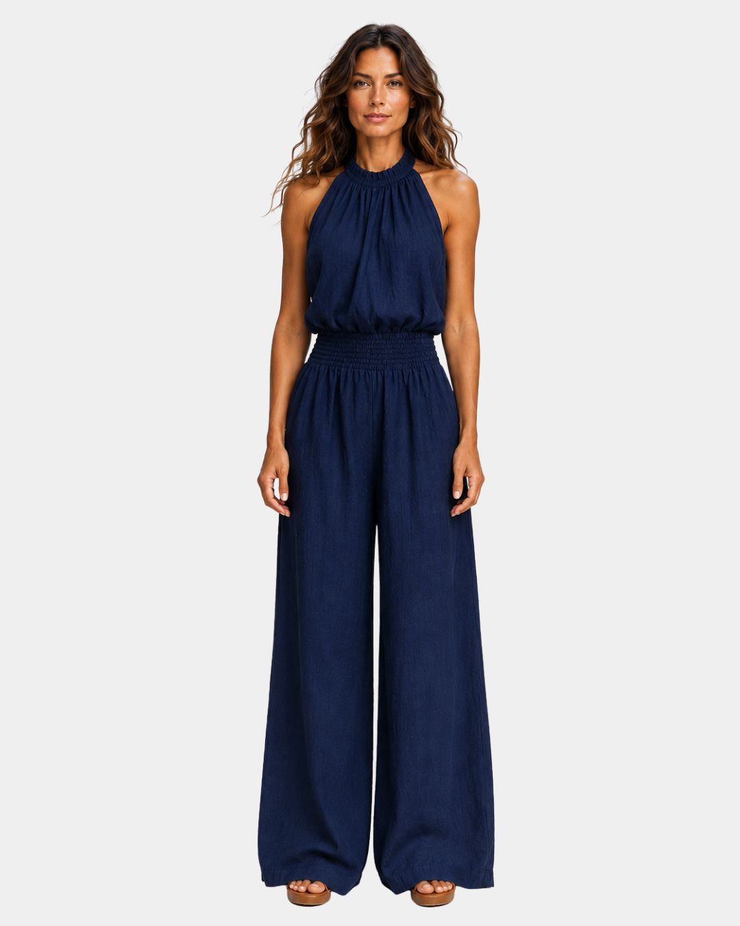 Audenette | Elegant Halter Neck Jumpsuit