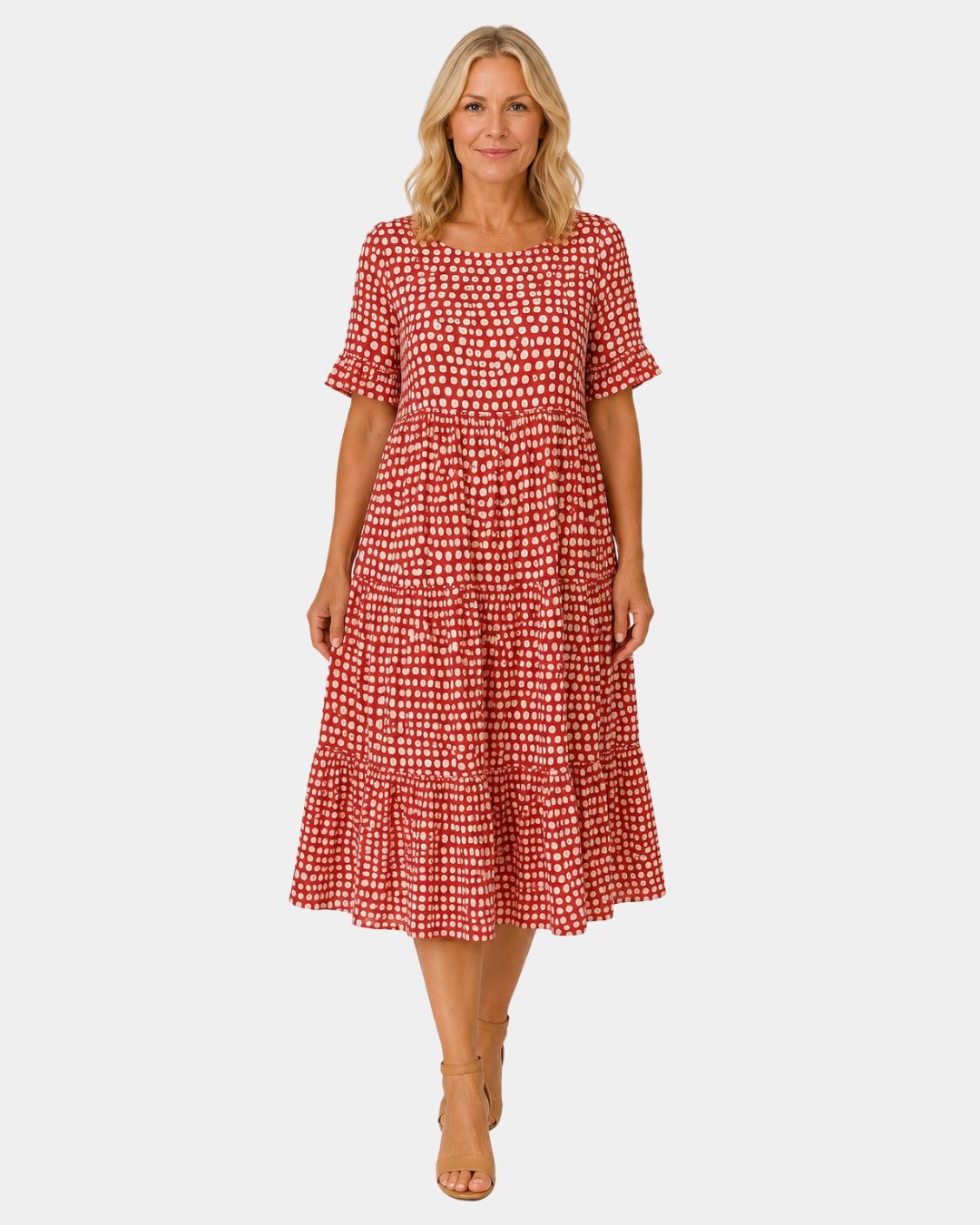Belzamine | Lightweight Polka Dot Dress