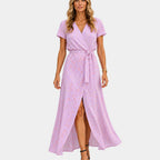 Aurélisse | Elegant V-Neck Dress