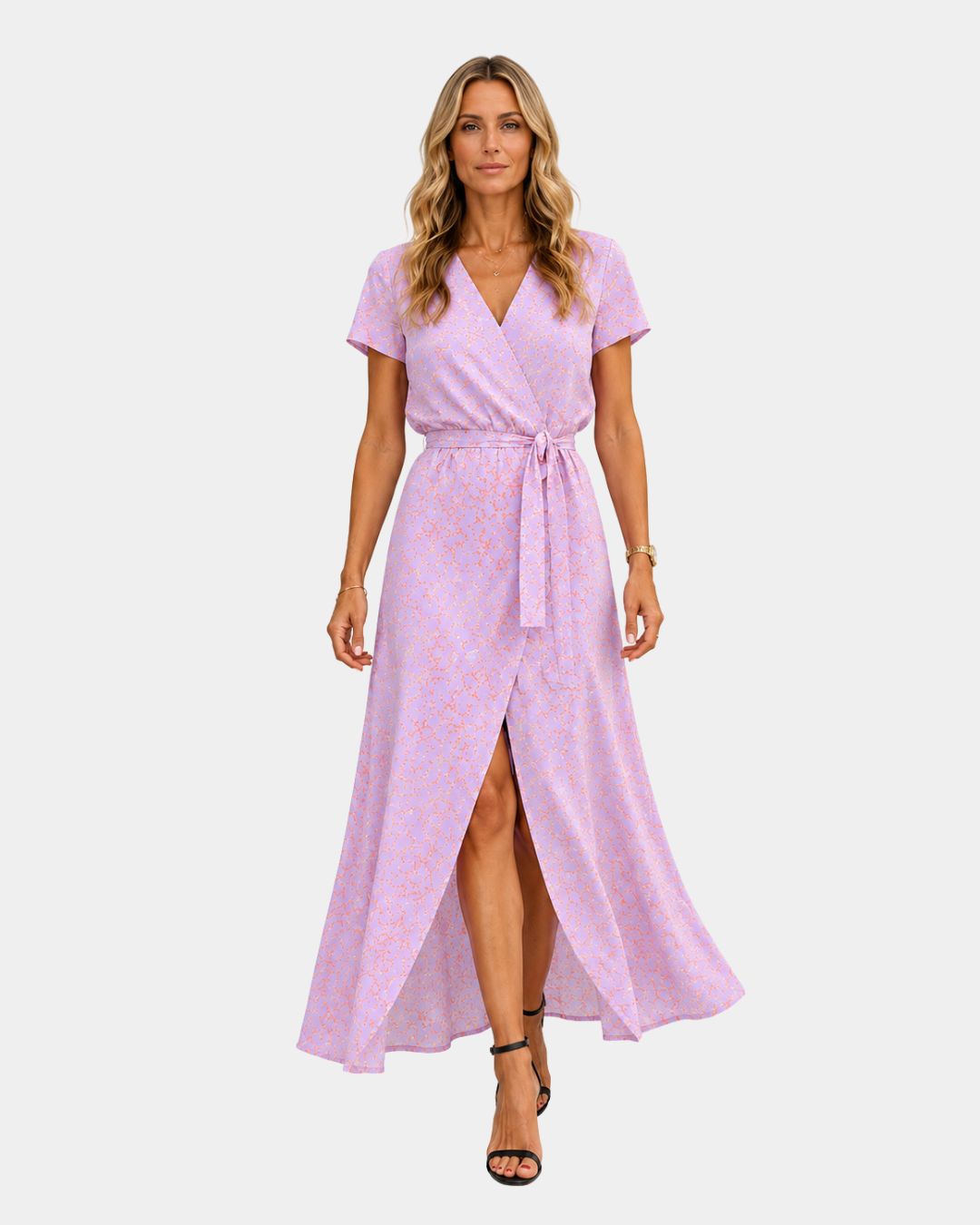 Aurélisse | Elegant V-Neck Dress