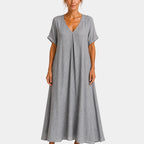 Basin | Lightweight maxi dress with a V-neck