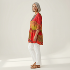 Skylar | Long Printed Blouse
