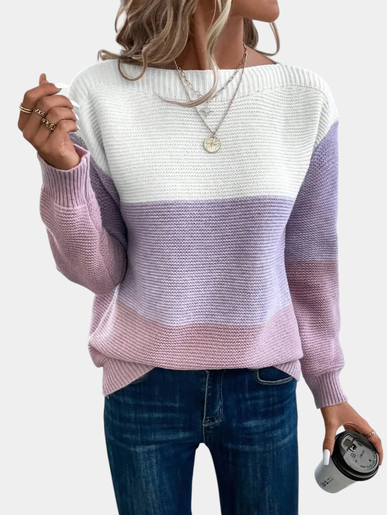 Serena | Soft Gradient Jumper with a Comfortable Fit