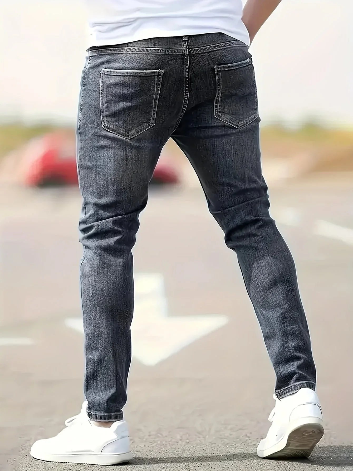 Alex | Trendy Ripped Slim Jeans