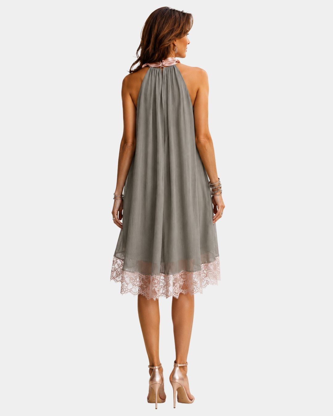 Arsinoée | Dress with Elegant Bow