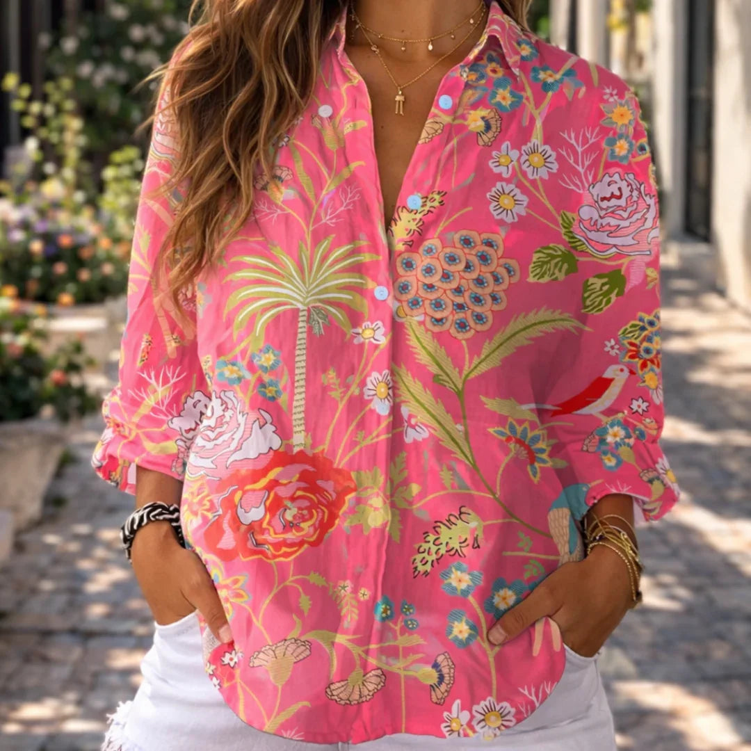 Flower | Tropical Floral Blouse