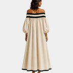 Cindy | Off-the-Shoulder Maxi Dress