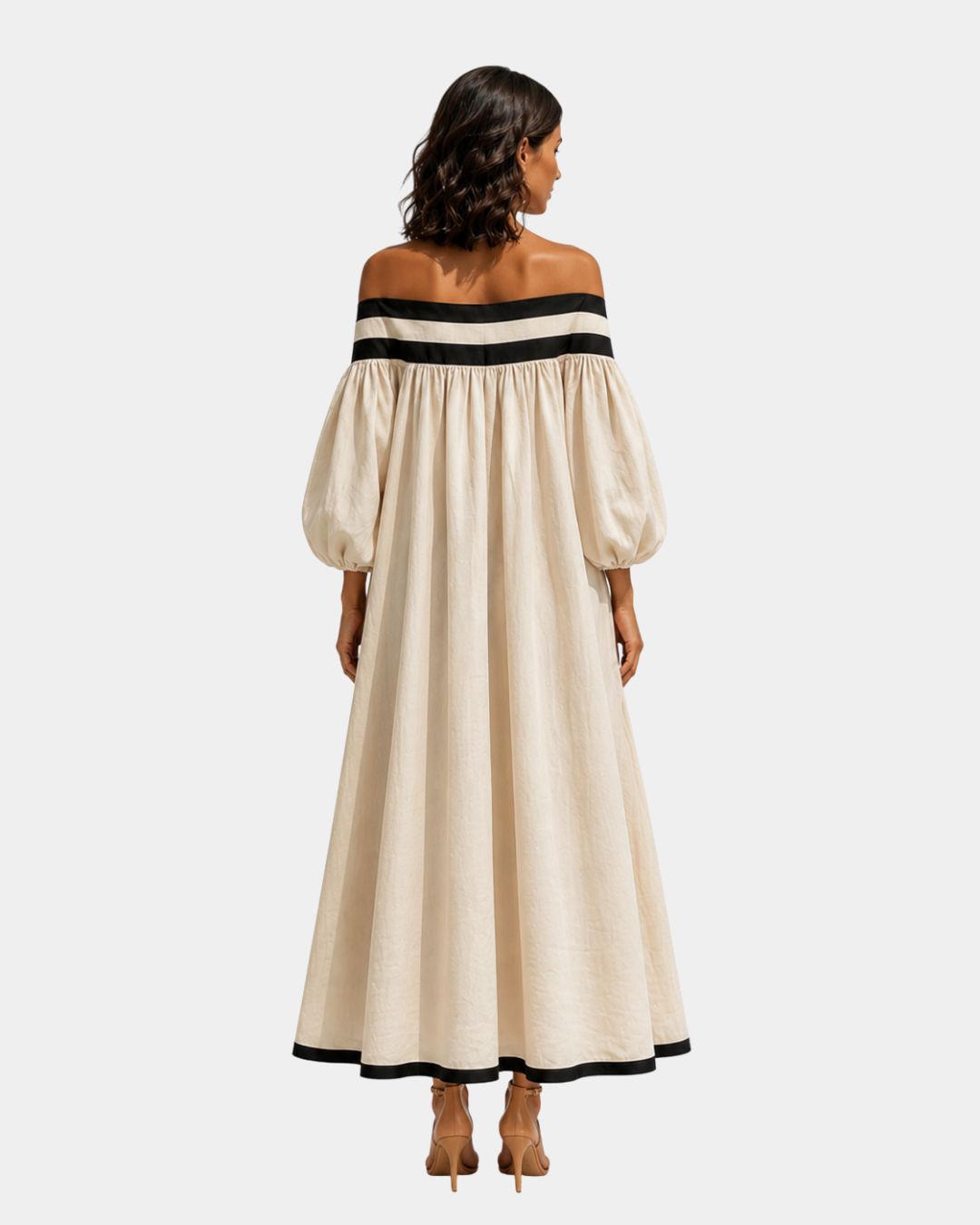 Cindy | Off-the-Shoulder Maxi Dress
