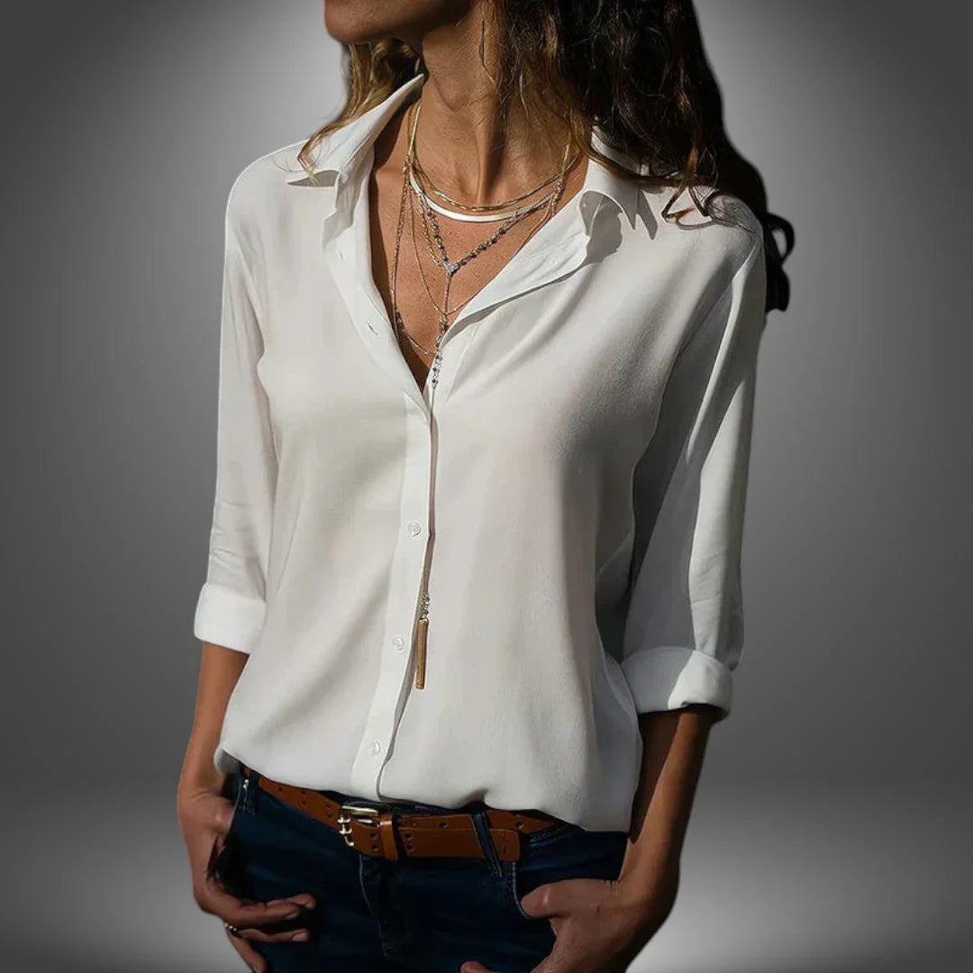 Valeria | Classic Button-Down Blouse