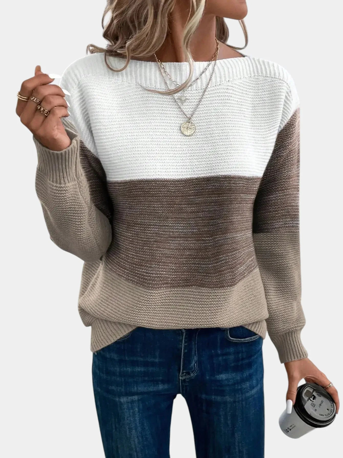 Serena | Soft Gradient Jumper with a Comfortable Fit