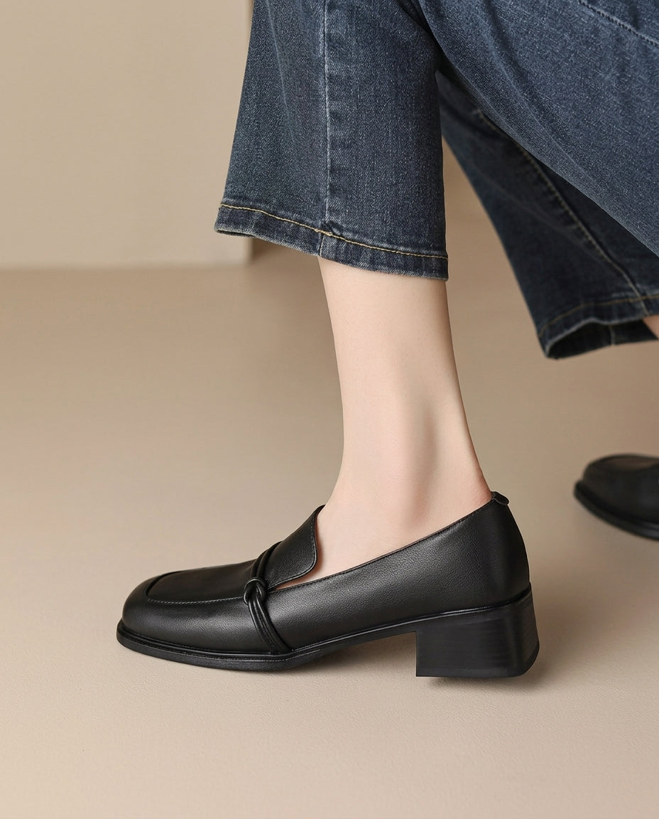Audrey | Comfortable Women's Block-Heel Loafers