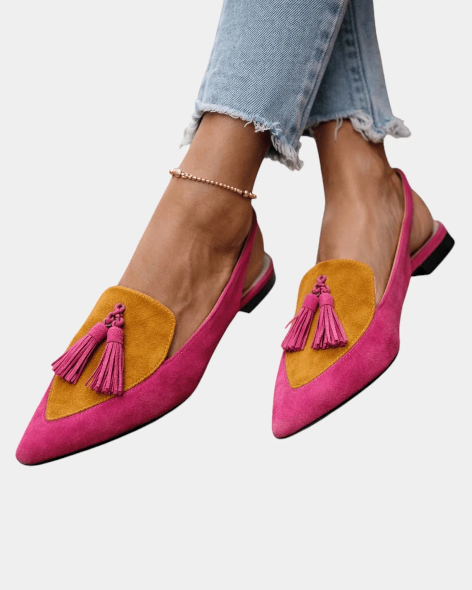Francette | Heeled Sandals with Fringe