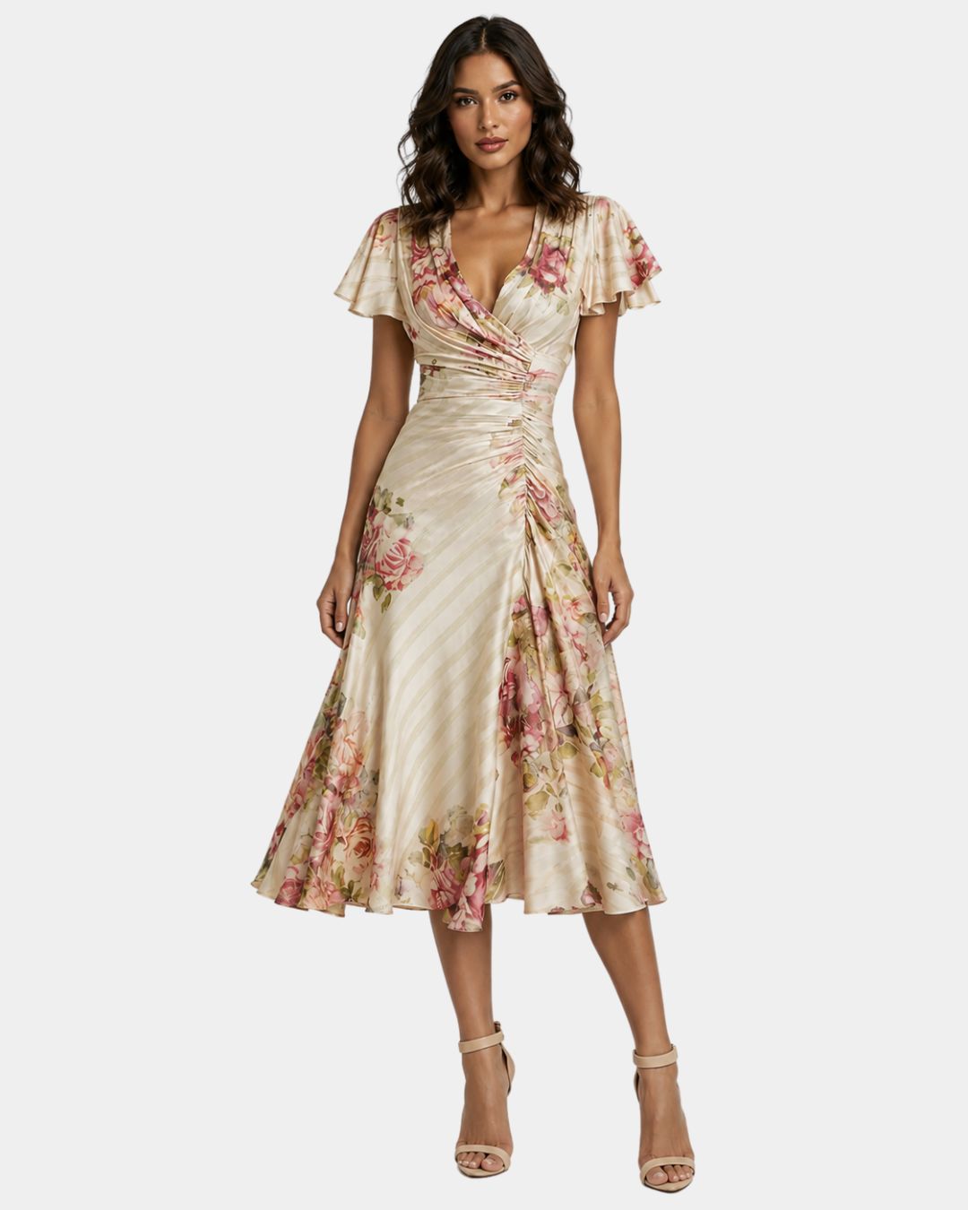 Bibiane | Floral Midi Dress