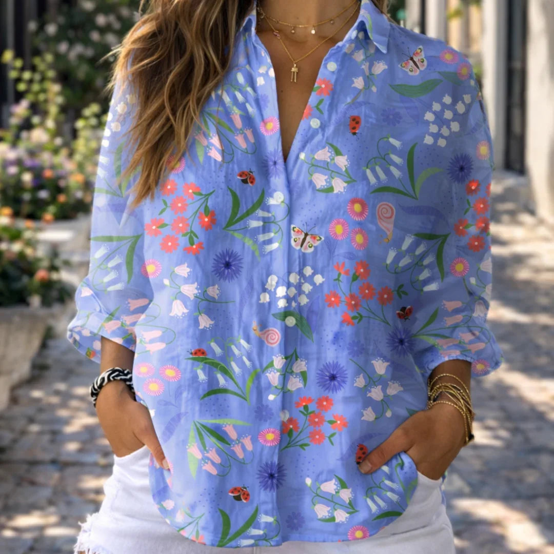 Gabrielle | Bloom Meadow Blouse