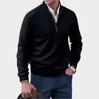 Malik | Elegant Zip-Up Jumper