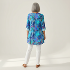 Riley | Long Printed Blouse