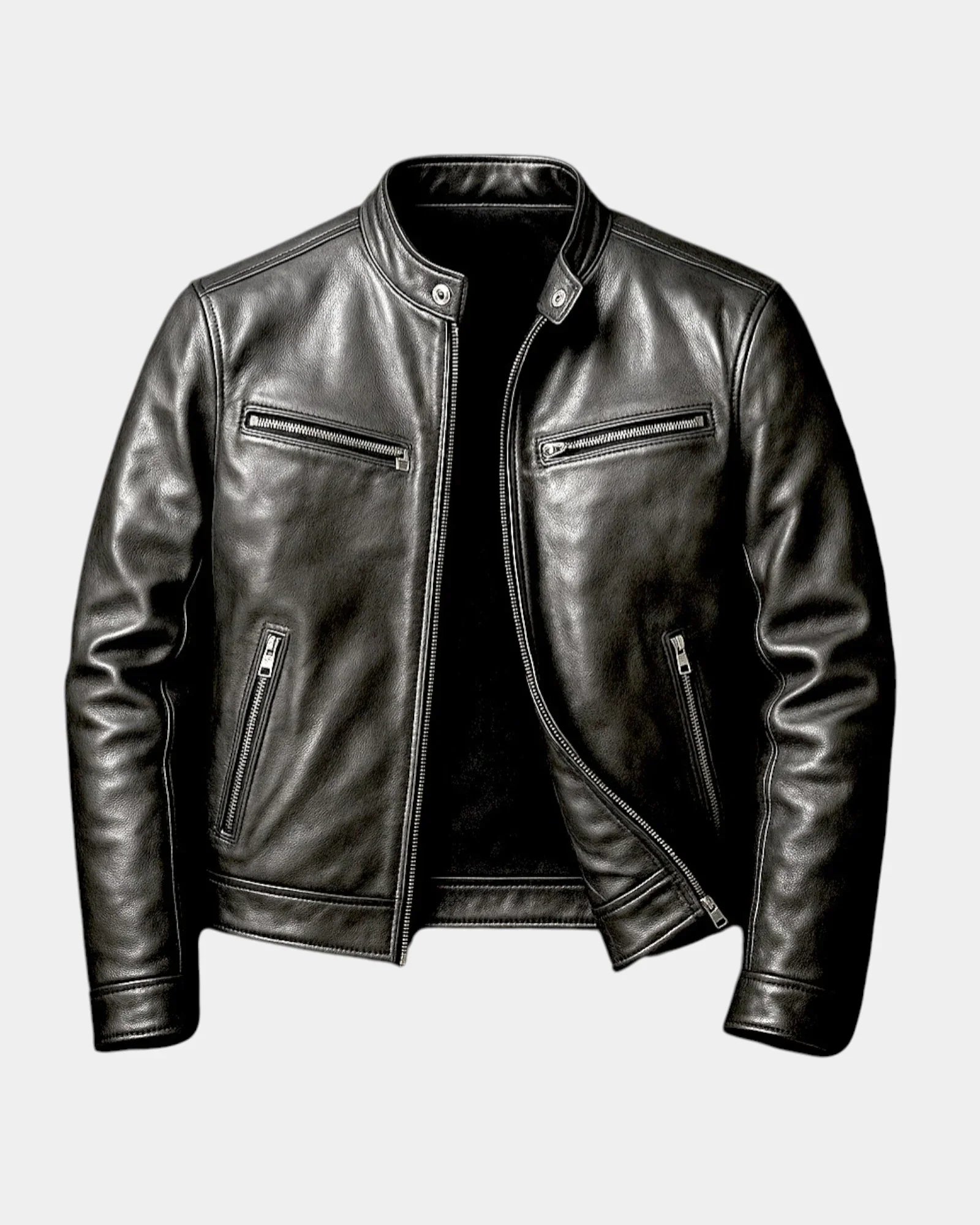Bastien | Vintage Faux Leather Jacket