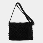 Patricia | Woven-effect shoulder bag