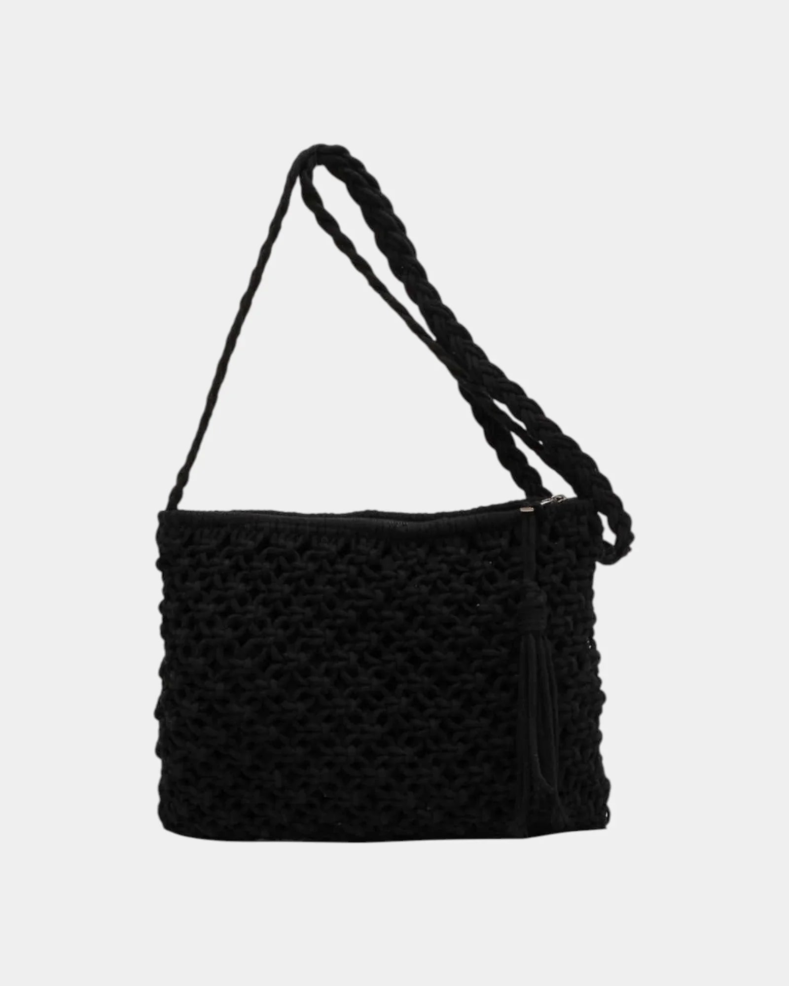 Patricia | Woven-effect shoulder bag