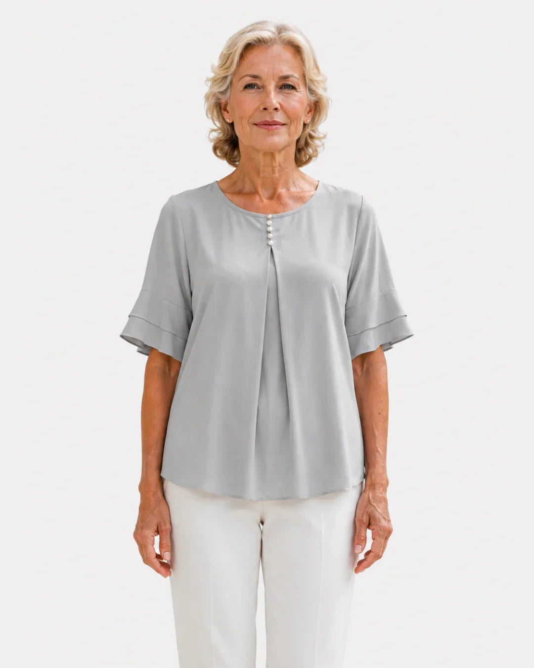 Hadelinde | Elegant Button-Down Blouse