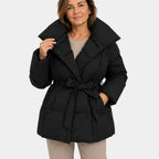 Alixène | Veste matelassée pour femmes avec ceinture à la taille