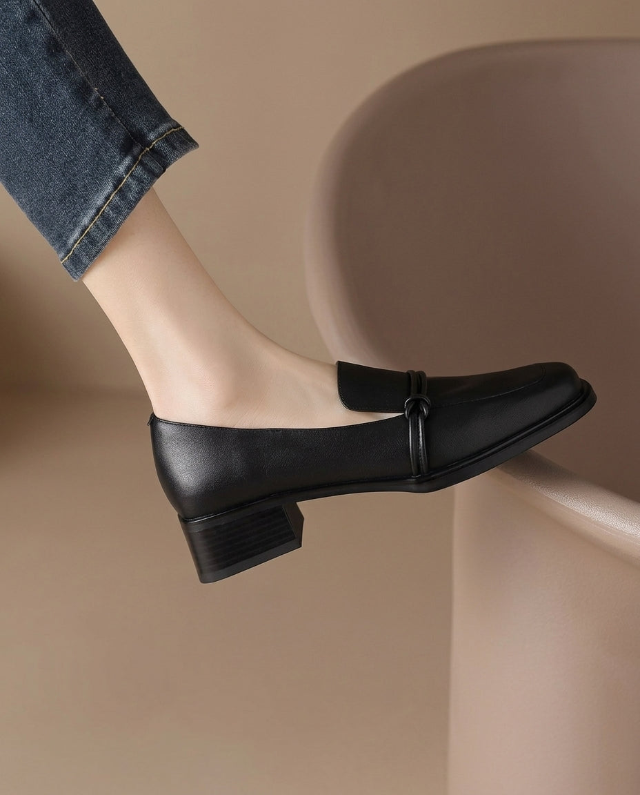 Audrey | Comfortable Women's Block-Heel Loafers