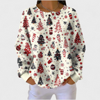 Anna | Cream Christmas Tree Jumper