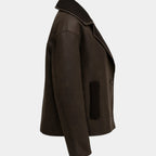 Délianne | Veste en cuir vintage