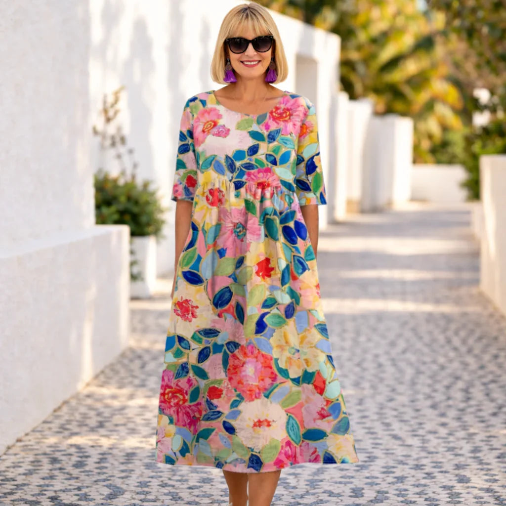 Susan | Floral Dress with a Summery Vibe