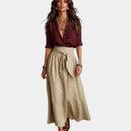 Daphne | Midi Skirt + Free Shirt