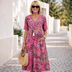 Coral | Midi Dress