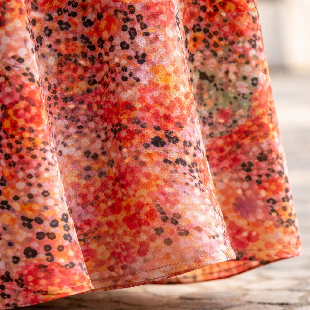 Coral | Midi Dress