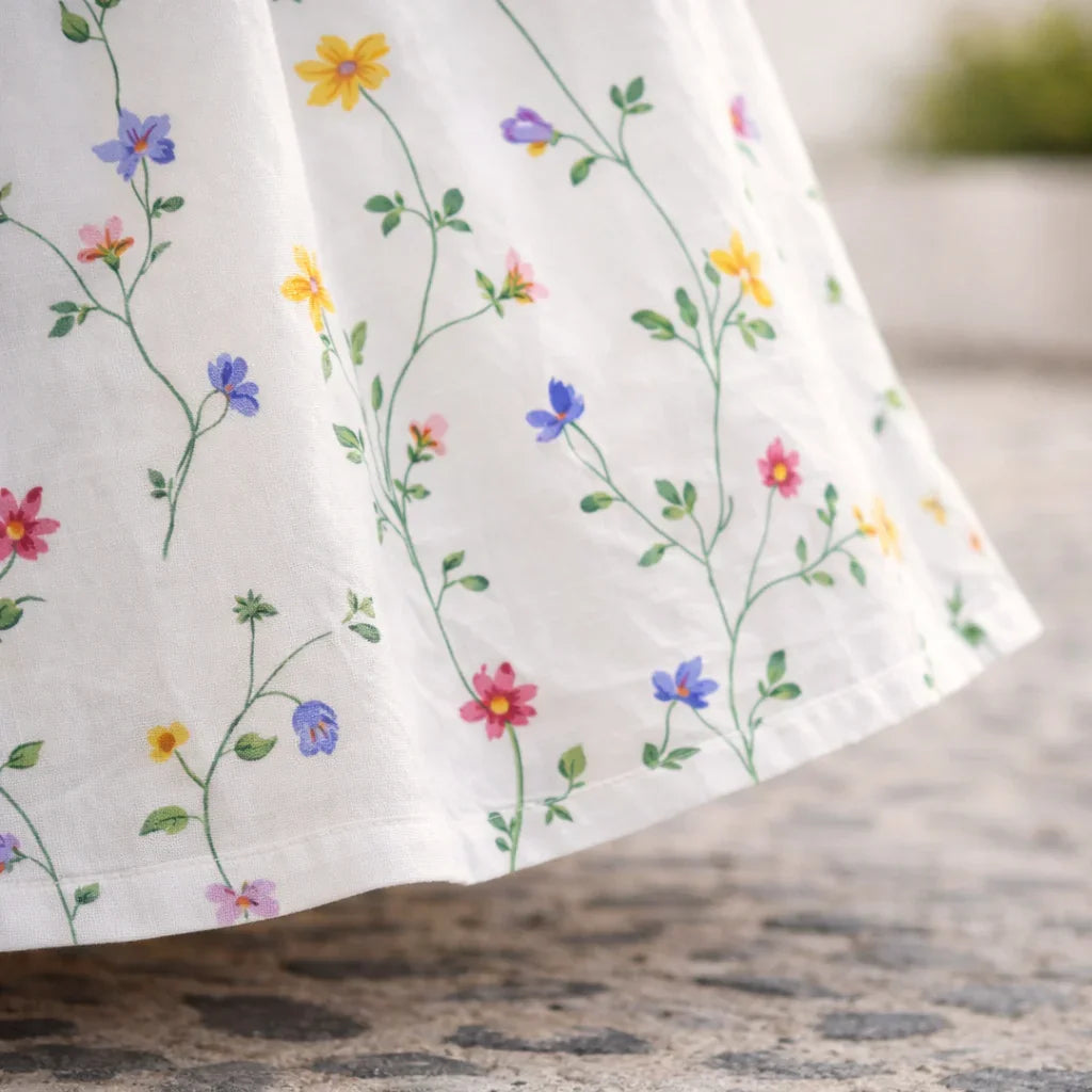 Robin | Floral Midi Dress