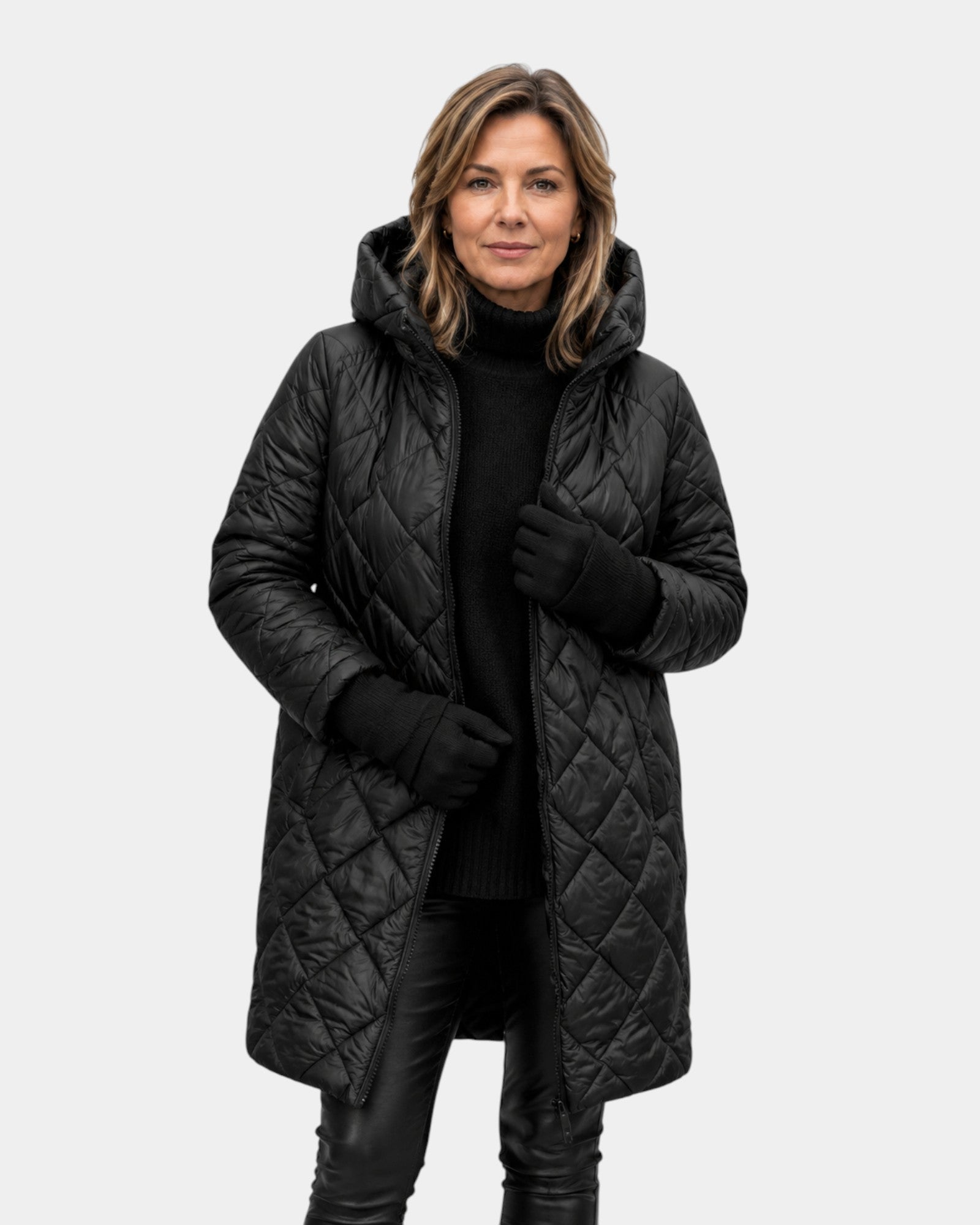 Naélys| Manteau d’hiver matelassé à capuche