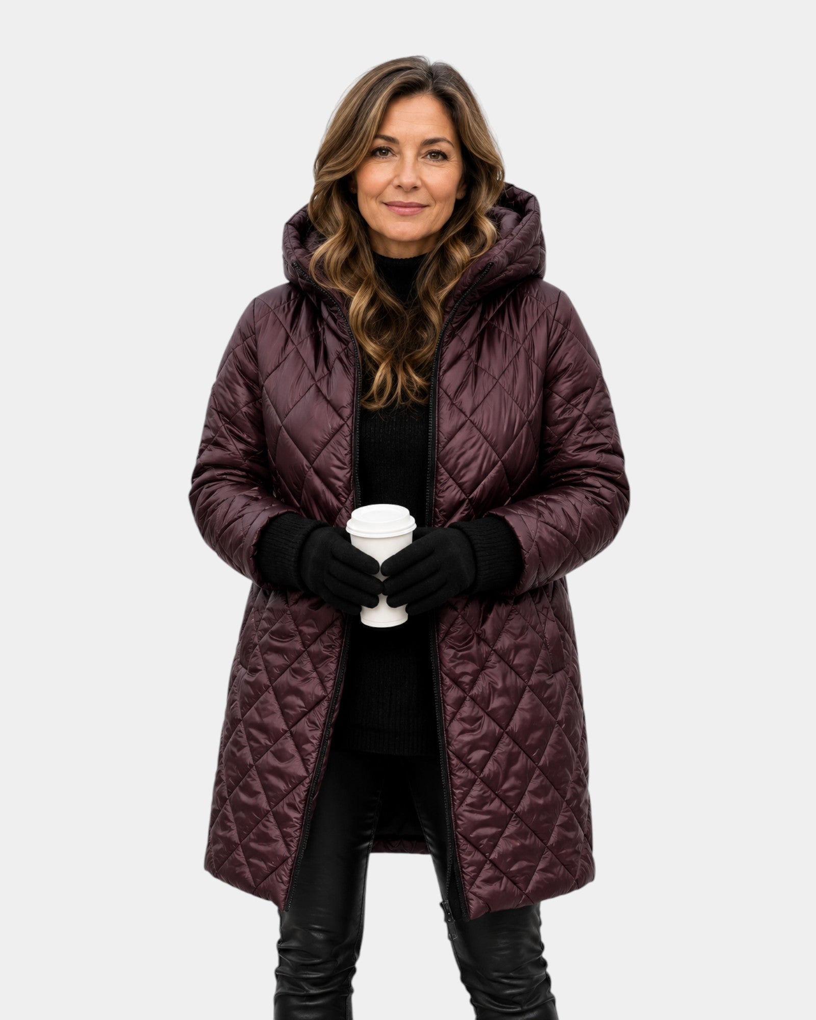 Naélys| Manteau d’hiver matelassé à capuche