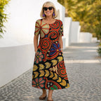 Robin | Floral Midi Dress