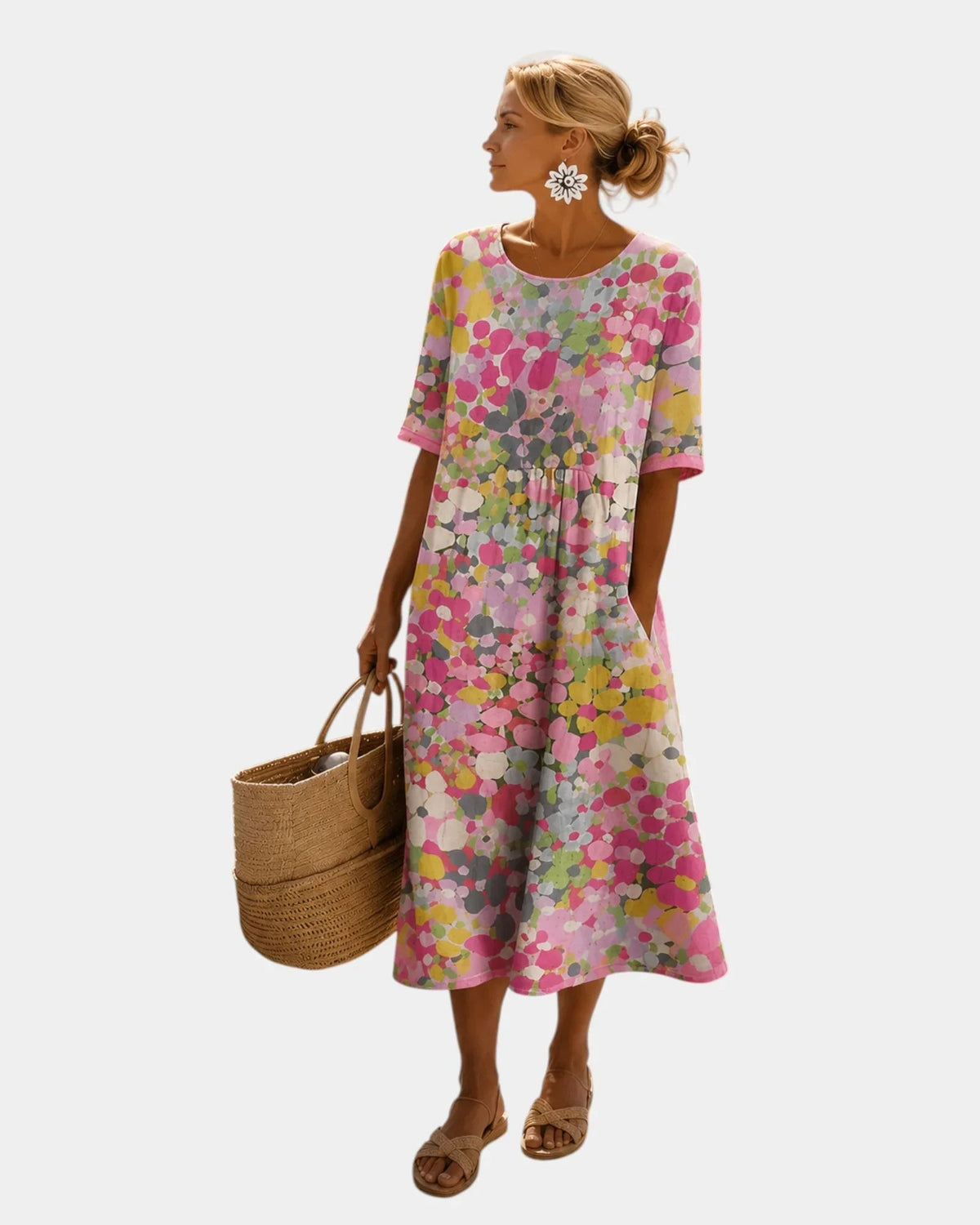 Liséa | Floral Midi Dress