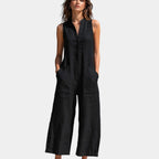 Nine | Elegant Sleeveless Jumpsuit