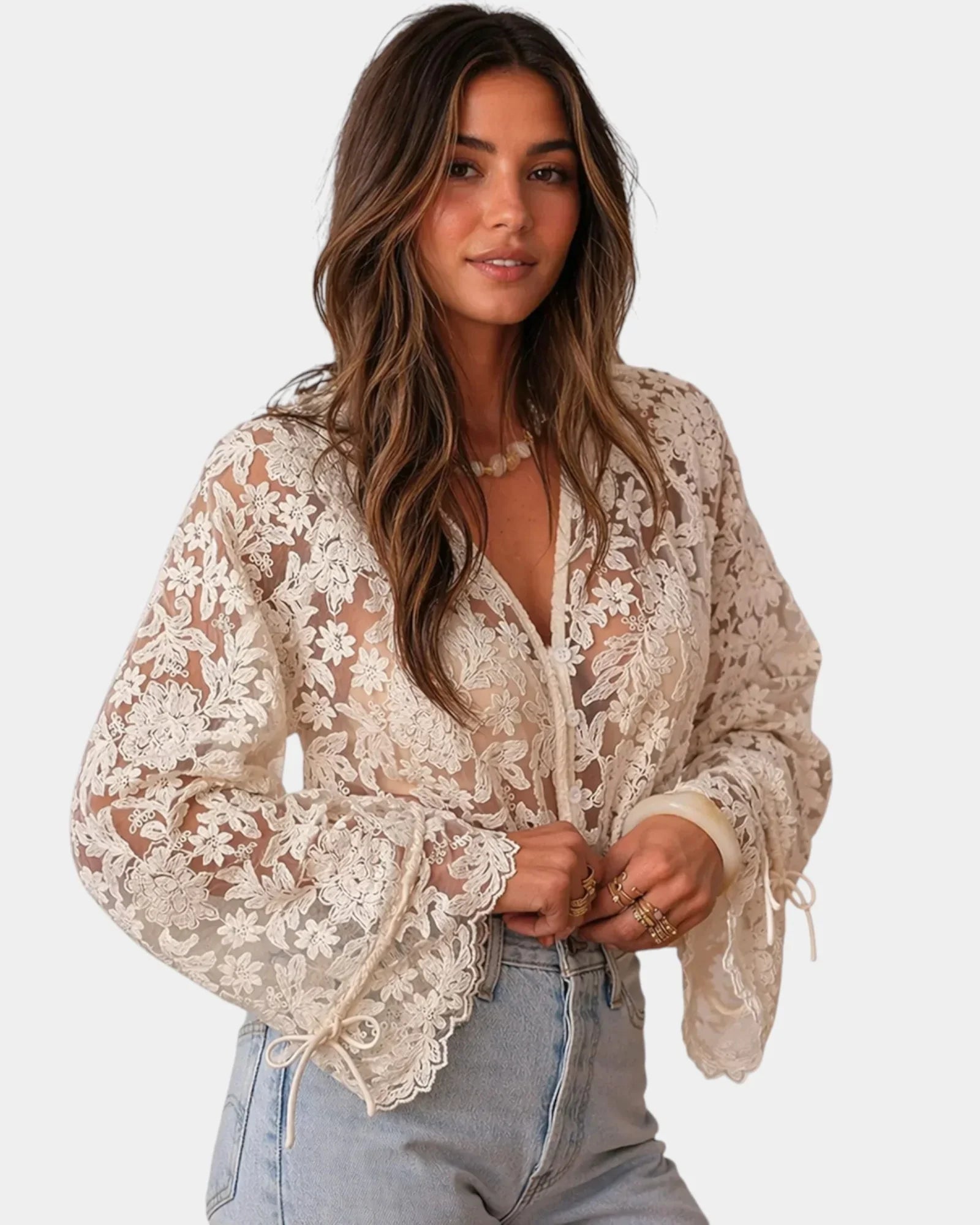 Berthe | Elegant Embroidered Shirt