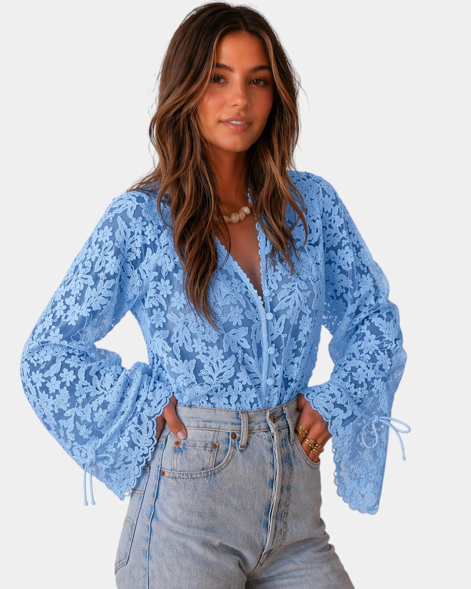 Berthe | Elegant Embroidered Shirt