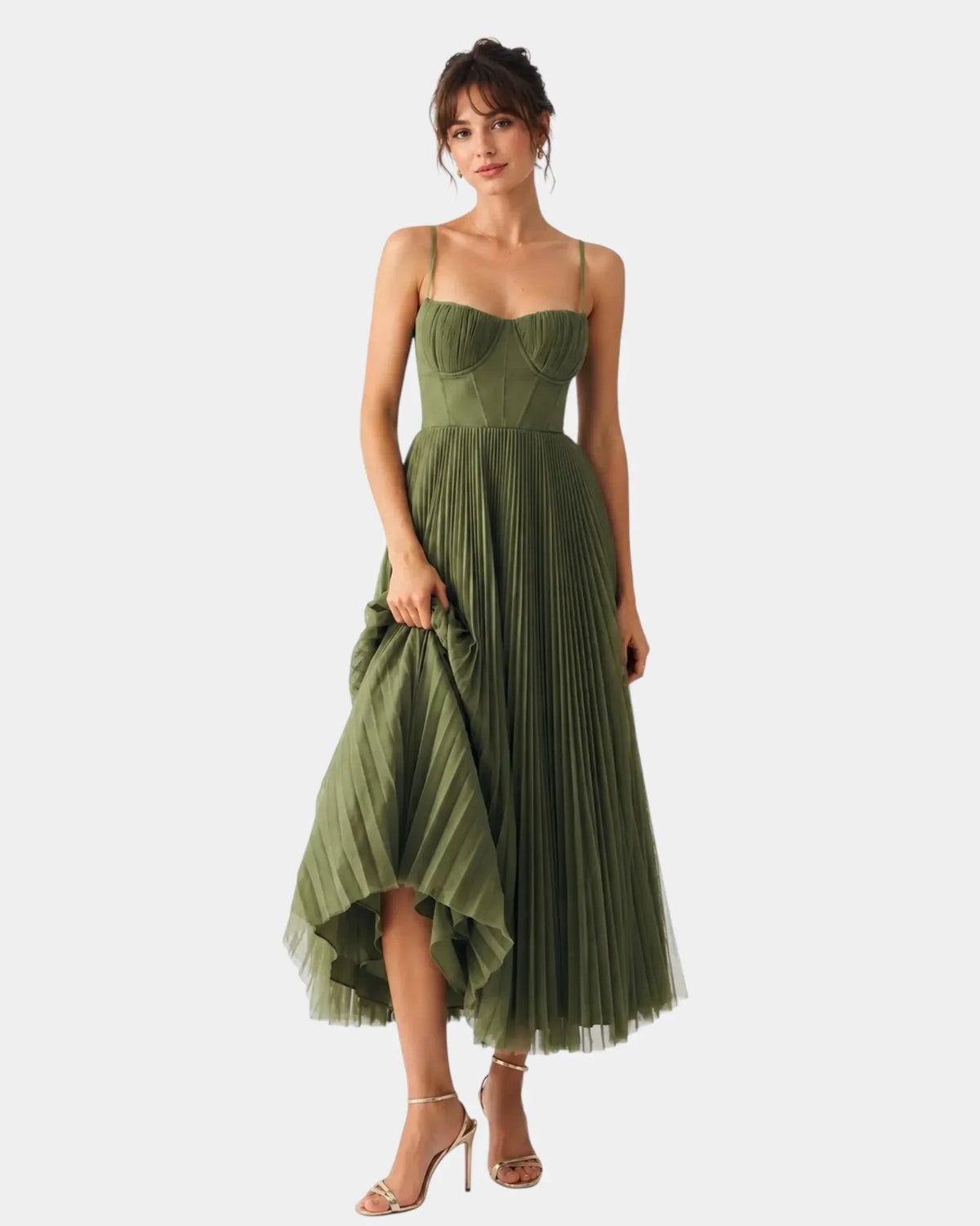 Perline | Elegant Midi Dress