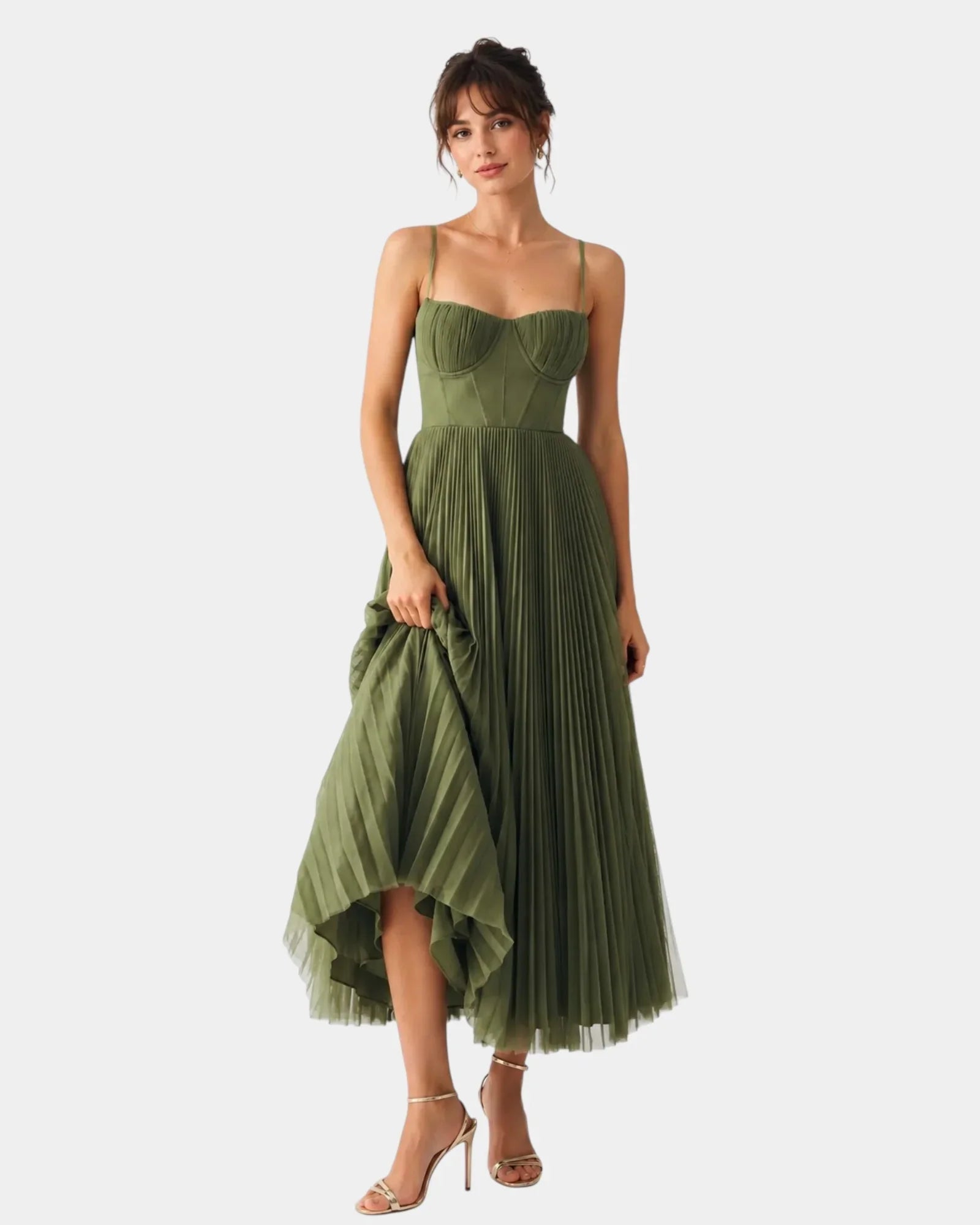 Perline | Elegant Midi Dress