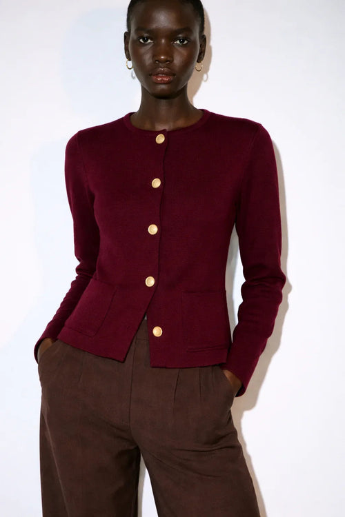 Anne | Merino Wool Cardigan