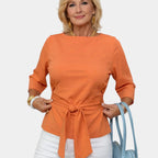 Souad | Top with Elegant Bow