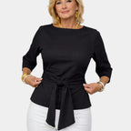 Souad | Top with Elegant Bow
